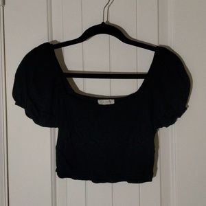 PacSun Black Crop Top
